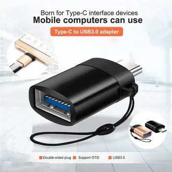 USB Tipo C Plug Duomenų Otg C Tipo Adapteris Keitiklis Su Virvelę USB C Adapteris Mobiliųjų Telefonų Priedai Xiaomi 