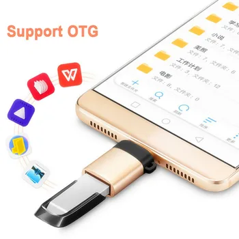 USB Tipo C Plug Duomenų Otg C Tipo Adapteris Keitiklis Su Virvelę USB C Adapteris Mobiliųjų Telefonų Priedai Xiaomi 