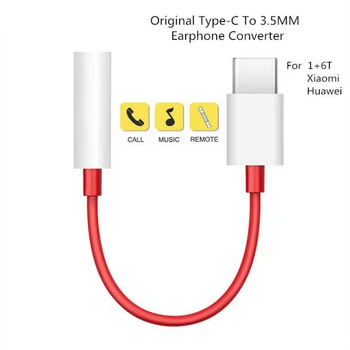 USB Tipo C Prie 3,5 mm Ausinių Lizdo Adapteris, Garso Kabelio Jungtis, skirta Vienu Plius 7 Usb-c Music Converter Oneplus 6T 7 Pro Universal