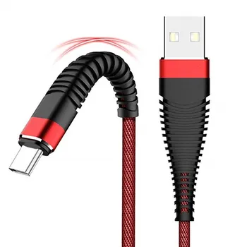 USB Tipo C Įkrovimas Usb C Kabelio Tipas-c Duomenų Laidas, Telefono Įkroviklio OnePlus 7 6 Xiaomi Redmi pastaba 8 T pro 