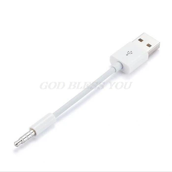 USB Trumpas Įkroviklis Duomenų Sinchronizavimo Kabelis, 3.5 mm Lizdas Adapteris Įkrovimo Laidas Linija 