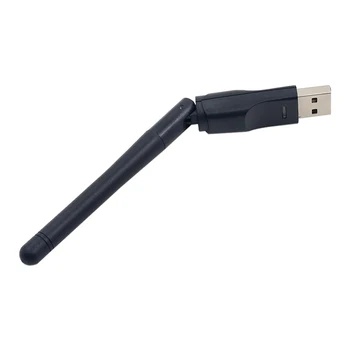 USB WiFi Adapteris 150M Išorės Belaidžio LAN tinklo Antena Tinklo plokštė 2dbi 2.4 G 802.11 n/g/b WI FI Nešiojamojo KOMPIUTERIO Wi-fi Dongle