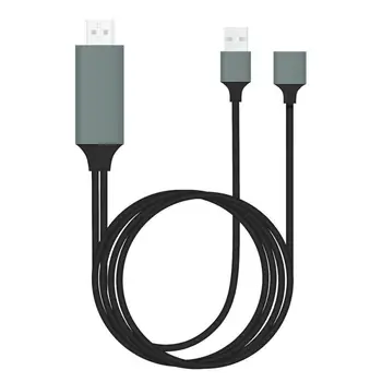 USB Į HDMI Kabelis Adapteris Keitiklis Veidrodis Mesti MHL Kabelis, Mikro USB C Tipo HDMI 