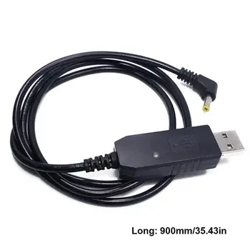 USB Įkroviklio Laidą su Indikatoriaus Lemputė Walkie Talkie už BaoFeng UV-5R Pailginti Baterijos BF-UVB3 Plius Batetery Kumpis Radijo