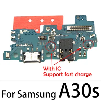 USB Įkroviklis Port Jungtis Valdybos Flex Kabelis Samsung Galaxy A80 A70 A50 A60 A40 A30 A20 A10 A202F A7 A9 2018 A750 A920 A10s
