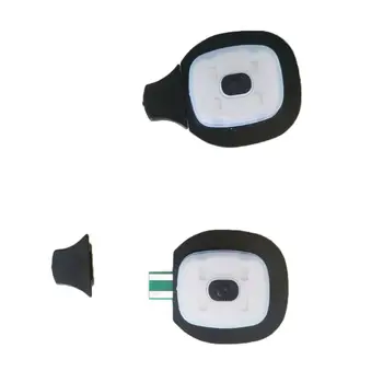 USB Įkrovimo 4LED Lauko Sporto Beanie Skrybėlių Šviesos Lempos Žiemos Drabužiai Unisex Megzti Dangtelis Prekių Dalims baterijomis