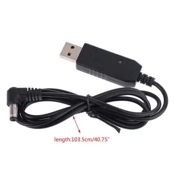 USB Įkrovimo Kabelis BaoFeng UV-5R UV-82 BF-F8HP UV-82HP UV-5X3 Įkroviklis Bazės