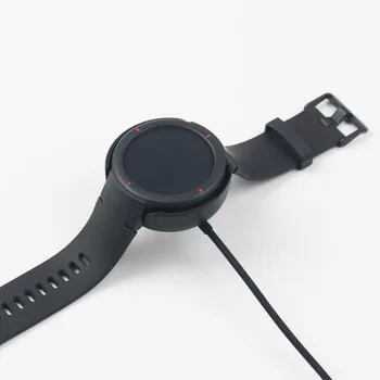 USB Įkrovimo Kabelis Laidas Doko, Greitas Įkroviklis Adapteris Stovėti Xiaomi Huami Amazfit Ribos 3/Slenksčio Lite Smart Žiūrėti Smartwatch