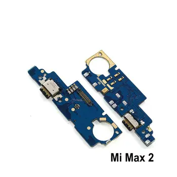 USB Įkrovimo lizdas Dokas Plug Jungtis Mokestis Lenta Su Mikrofonu Flex Kabelis Xiaomi Mi Max 2 Max2 / Max 3 Max3