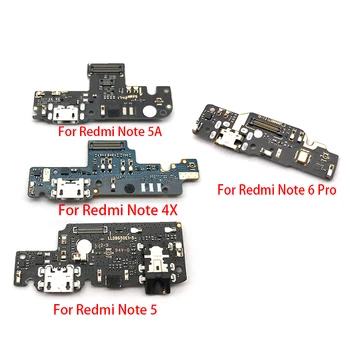USB Įkrovimo lizdas Doko Jungtis Lenta Su Mikro Flex Kabelis Xiaomi Redmi 4 Pastaba 4X Pro 5 5A 6 3 Pro Se 152mm Dalys