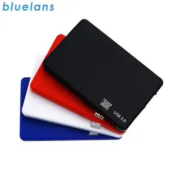 USB3.0/2.0 2.5 colių SATA HDD SSD Atveju Sata į USB Talpyklos Mobile Išorinis Kietasis Diskas Atveju Langelį Nešiojamas Juoda Mėlyna Diskoteka