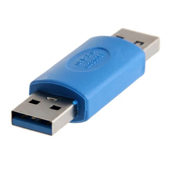 USB3.0 Type A Male į Male Jungtis Kištukas Adapteris USB 3.0 Konverteris USB 3.0 Vyras Būtų Vyras, M-M Sankabos Adapterio Jungtis