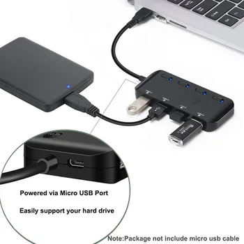 USB3.1 Hub Tipas-C HD+USB Adapteris 3-in-1 Multi-funkcinis Nešiojamas Splitter Konverteris Dokas