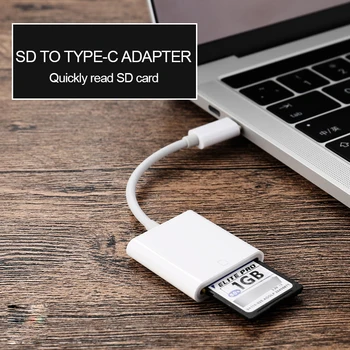 UTHAI C42 SD Kortelės Tipas-C Camero Kortelių Skaitytuvas SD Adapteris, Skirtas USB C USB3.1 C TIPO OTG Kortelės skaitytuvą, Skirtą 