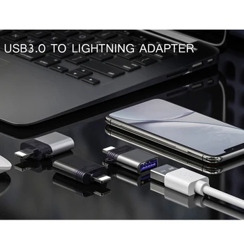 UTHAI C71 USB3.0 Žaibo Adapteris Paramos 500mA 