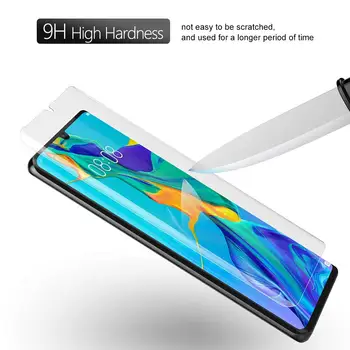 UV Klijai Ekrano apsaugos Huawei Mate 30 20 Pro Grūdintas Stiklas Visiškai Padengti Huawei Honor Mate 20 Pro 30 Lite, UV Stiklo Plėvelės