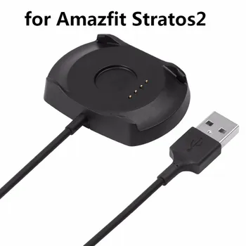 Už Amazfit 2 USB Doko, Kroviklio Adapteris, Greito Įkrovimo Kabelis Stovi Duomenų Sinchronizavimo Laidą Xiaomi Huami Amazfit 2 Stratos Tempas 2S