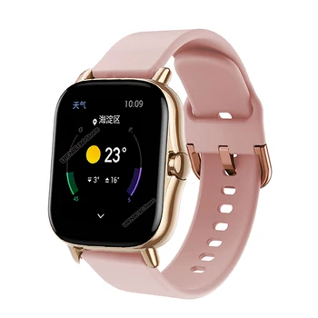 Už Gts2 Watchband Silikono Dirželis Xiaomi Huami Amazfit GTS 2/Haylou Ls02/Pvp Lite /VTR 42mm Smart Apyrankės Apyrankės Correa