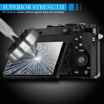 Už Panasonic Lumix LX9 LX15 FZH1 LX10 G8 G9 G7 II G80 G81 G85 G90 G95 Grūdintas Stiklas 9H 2.5 D Camera LCD Screen Protector Filmas