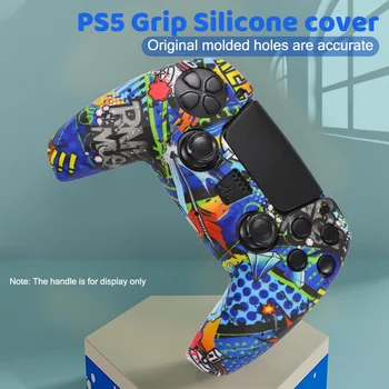 Už PS5 Minkšto Silikono Gelio Guma Padengti SONY Playstation 5 PS5 Valdytojas Apsaugos Atveju PS5 Gamepad