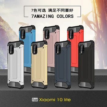 Už Xiaomi Mi 10T Pro 5G Atveju Sunkiųjų Sunku VNT Šarvai Gumos, Silikono Atveju Mi 10 Lite Padengti Xiaomi Mi 10T Pro 5G Mi 10T 5G