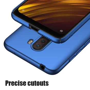 Už Xiaomi Pocophone F1 Atveju Sunku Matinis Telefono Dangtelį Pocofone Poco F1 Slim Atsparus Smūgiams Odos Vienos Rankovės Mados Raštas 6.18