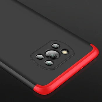 Už Xiaomi Pocophone Poco X3 NFC Atveju Sunku Matinis Šarvai Hibridas 3 1. Apsauginis galinis dangtelis atveju Xiaomi poco X3 x3nfc shell