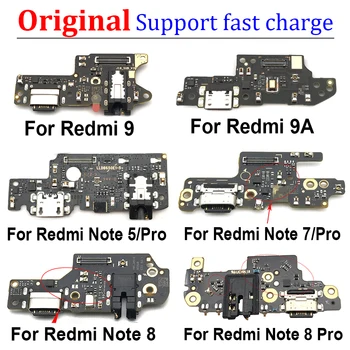 Už Xiaomi Redmi 3 4 4 4A 5 5A 6 6A, 8, 8A 9A Pastaba 5 7 8 8T 9 Pro 9S USB Įkrovimo Kroviklis Uosto Doko Jungtis, Flex Kabelis Valdyba