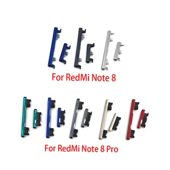Už Xiaomi Redmi 7 Pastaba Pro Šoniniai Garsumo Mygtuką + Įjungimo / IŠJUNGIMO Buttton Klavišą, Nustatyti Xiaomi Redmi Pastaba 8 Pro 