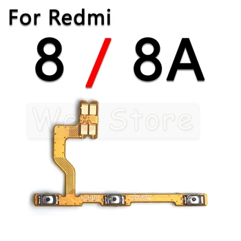 Už Xiaomi Redmi Pastaba 7 8 9 7A 8A 9A 8T 9T K20 Pro Plus Lite Mygtukus Volume & Power Flex Kabelis