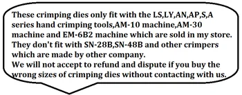 Užspaudimo mirti nustatyti LS LY AP S užspaudimo įrankiais, kabelių replės laido gnybtas multi antgalio fiksavimo žandikaulių (US $3/vnt.)
