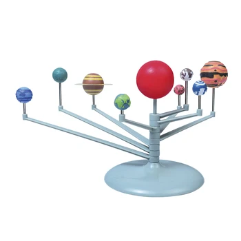 Vaikai DIY Saulės Sistemos Planetų Modelis Žaislas Mokslo Planetariumas Ikimokyklinio Švietimo Žaislas - Dydis 21.5x18.2x6.5CM/8.5x7.2x2.56in