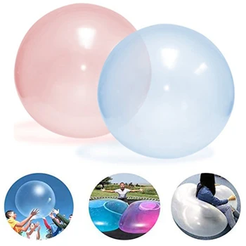 Vaikams Bubble Ball Balionas Patalpų Lauko Pripučiamas Kamuolys Žaidimai, Žaislai, Minkšti, Oro, Vandens Pripildytas Bubble Ball Susprogdinti Balioną Žaislas