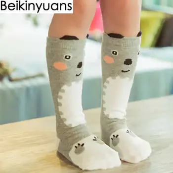 Vaikams, cartoon kojinės pelės fox totoro modelio stilius kūdikių kojinės medvilnės vaikai, berniukas ir mergaitė kelio didelės kojos šiltų kojinių vaikas