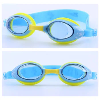 Vaikų Plaukimo akiniai Anti-Rūko UV vaikams, Sporto žvaigždės plaukti akiniai Silikono arena vandens akinius Vandeniui Plaukimo akiniai