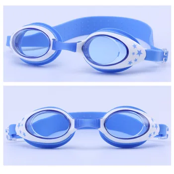 Vaikų Plaukimo akiniai Anti-Rūko UV vaikams, Sporto žvaigždės plaukti akiniai Silikono arena vandens akinius Vandeniui Plaukimo akiniai