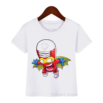 Vasaros 2020 M. Berniukai Tshirts Super Zings Serie 4 T-Shirt Baby Boy Viršūnes Bamblys Vaikai Merginos Top Marškinėliai Superzings Vaikų Drabužiai