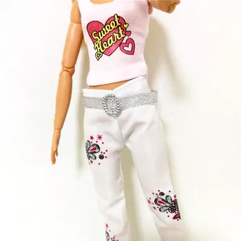 Vasaros Mados Suknelė Przybornik Komplektai Barbie, 30cm BJD FR Lėlės Drabužiai Lėlių Roll Žaisti Priedai