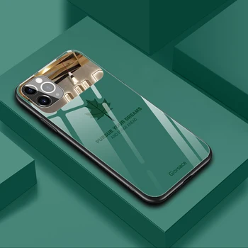 Veidrodis Grūdintas Stiklas Telefono dėklas Skirtas iPhone 11 Pro MAX XSMAX XS XR X 7 8 Plius Makiažas, Objektyvo Apsauga, atsparus smūgiams Silikoninis Dangtelis