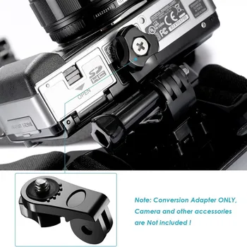 Veiksmo Kameros Adapteris Tilto tvirtinimas xiaomi yi Antgaliai 1/4 colių Varžto Skylę Sony Mini Cam Veiksmo Kameroms HDR