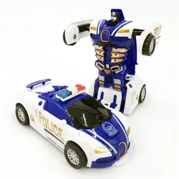 Vienas pagrindinių Automatinė Transformuoti Robotas Automobilio Modelį Žaislas Berniukams, Vaikų Plastiko Juokinga Veiksmo Duomenys Deformacijos Transporto priemonių, Automobilių Vaikas