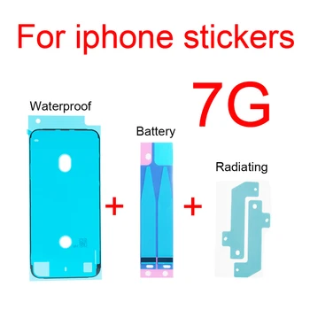 Vieną rinkinį Baterija + atspari Vandeniui + Spinduliavimo Lipdukai iPhone 6S 7 8 4.7