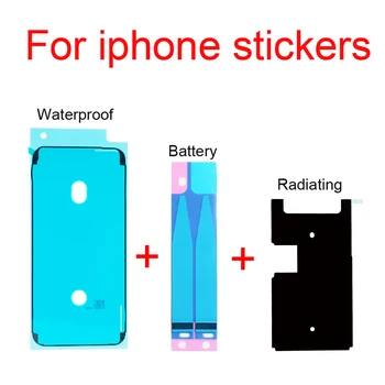 Vieną rinkinį Baterija + atspari Vandeniui + Spinduliavimo Lipdukai iPhone 6S 7 8 4.7