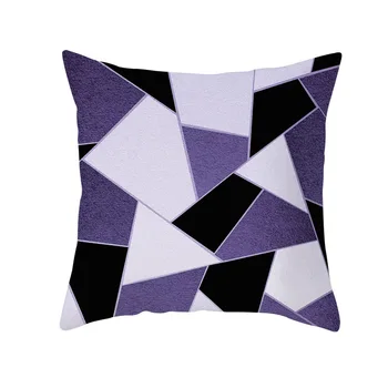 Violetinė Geometrinis Serijos Persiko Odos Užvalkalas Pritaikymas Ins Šiaurės Stiliaus Aikštėje Sofos Užvalkalas Namų Ūkio Prekės