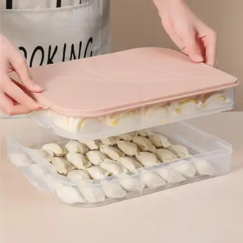 Virtuvės Multi-layer Nuotėkio Įrodymas, Maisto Kukulis talpinimo Vaisių, Kiaušinių Organizatorius Šaldytuvas Maisto produktų Laikymo Dėžutė Šviežių Išlaikyti Organizatorius