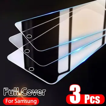 Visiškai Padengti Grūdinto Stiklo, ant Samsung Galaxy A50 A70 A30S A51 A71 Screen Protector Apsauginė Stiklo A20E A10 A40 A60 A80 A90