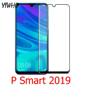 Visiškai Padengti Grūdinto Stiklo Huawei P Smart 2019 Screen Protector Psmart+ psmart 2019 Apsauginės Plėvelės PUODĄ LX1 LX2J LX3 Stiklo