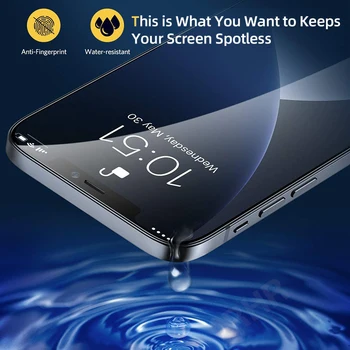 Visiškai Padengti Grūdinto Stiklo iphone 12 11 Pro Max Screen Protector Apsauginė Stiklo iPhone 12 Mini 11 X XR XS Max Stiklo