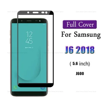 Visiškai Padengti Grūdinto Stiklo Samsung Galaxy J6 2018 sm-j600f/ds Stiklo Samsung j6+ J 6 J6 Plius 2018 sm-j610f Apsauginės Plėvelės