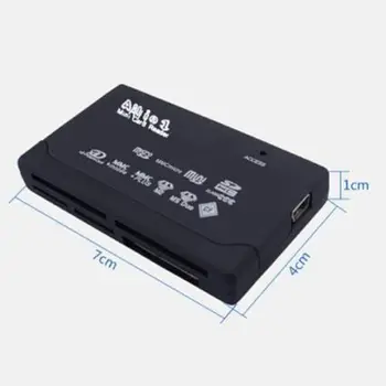 Viskas Viename Kortelių Skaitytuvą, USB 2.0 SD Kortelių Skaitytuvas Adapteris Parama TF CF, SD, Mini SD, SDHC MMC, MS XD